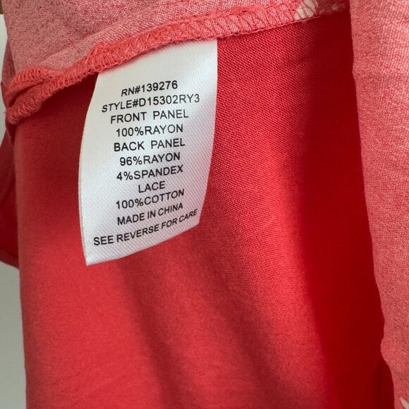 Daniel Rainn Women With Crochet Detail Sleeveless Floral Top Size XL - Picture 4 of 9